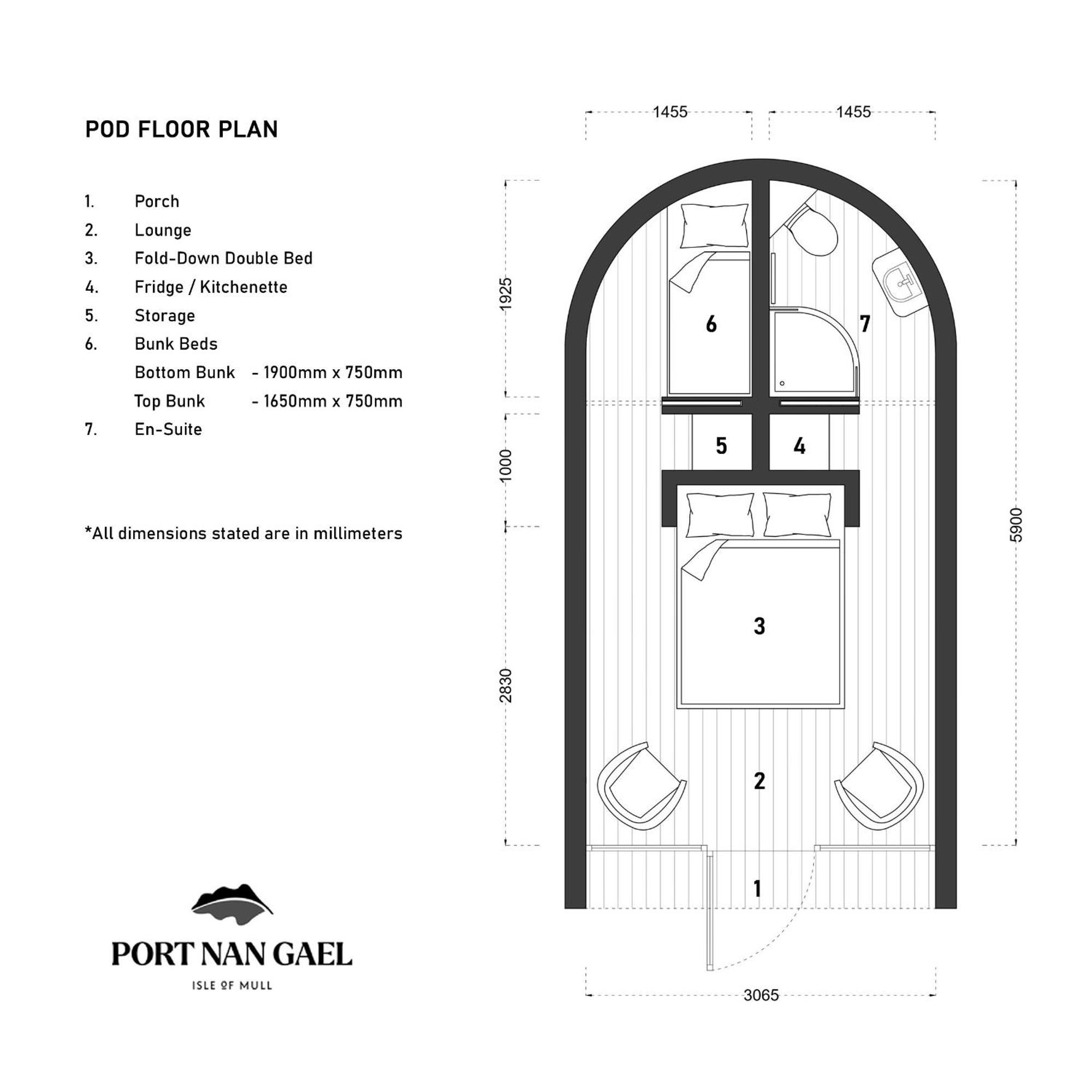 Port Nan Gael Pods Villa Pennyghael Kültér fotó