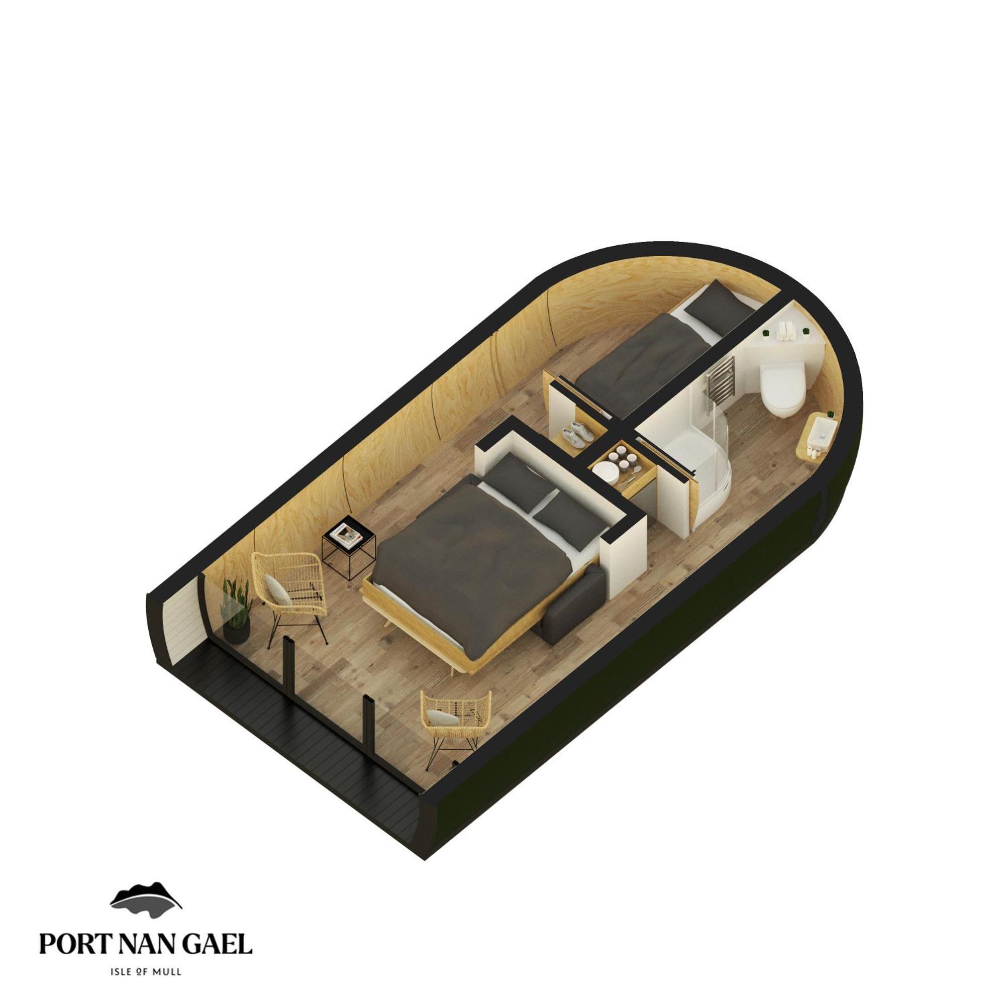 Port Nan Gael Pods Villa Pennyghael Kültér fotó